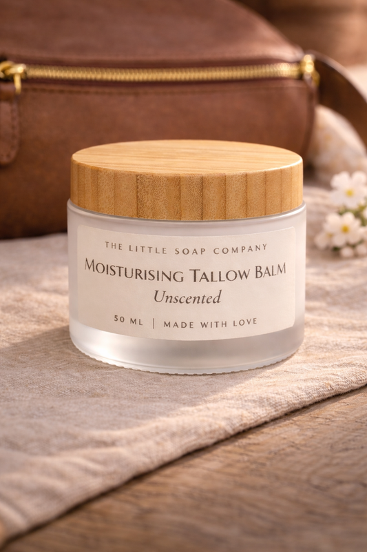 50 ml Unscented Moisturising Tallow Balm – Grass Fed & Fragrance Free