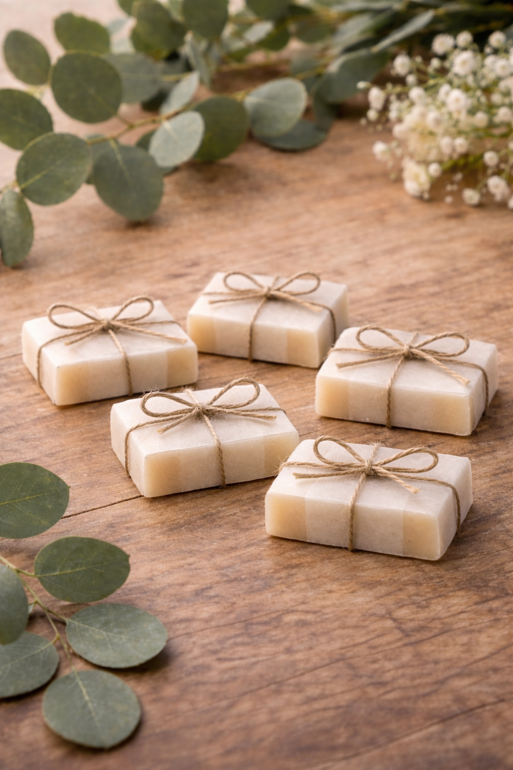 Bulk Littlest Tallow Soap Favours – 15 g Botanical Blend